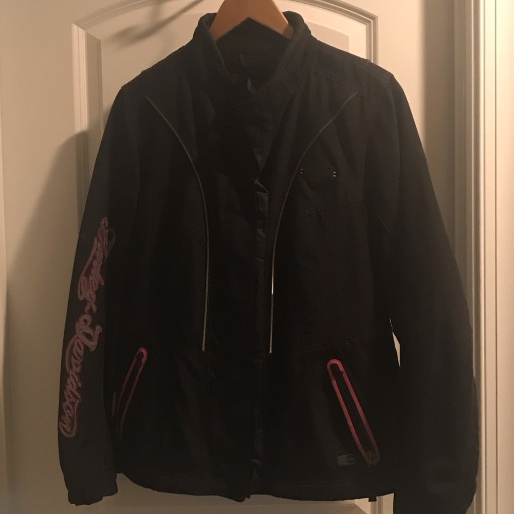 Harley-Davidson Black Jacket with Pink Details